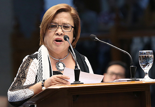 Human rights activist Leila de Lima urges Philippines to end &#8216;red-tagging&#8217;