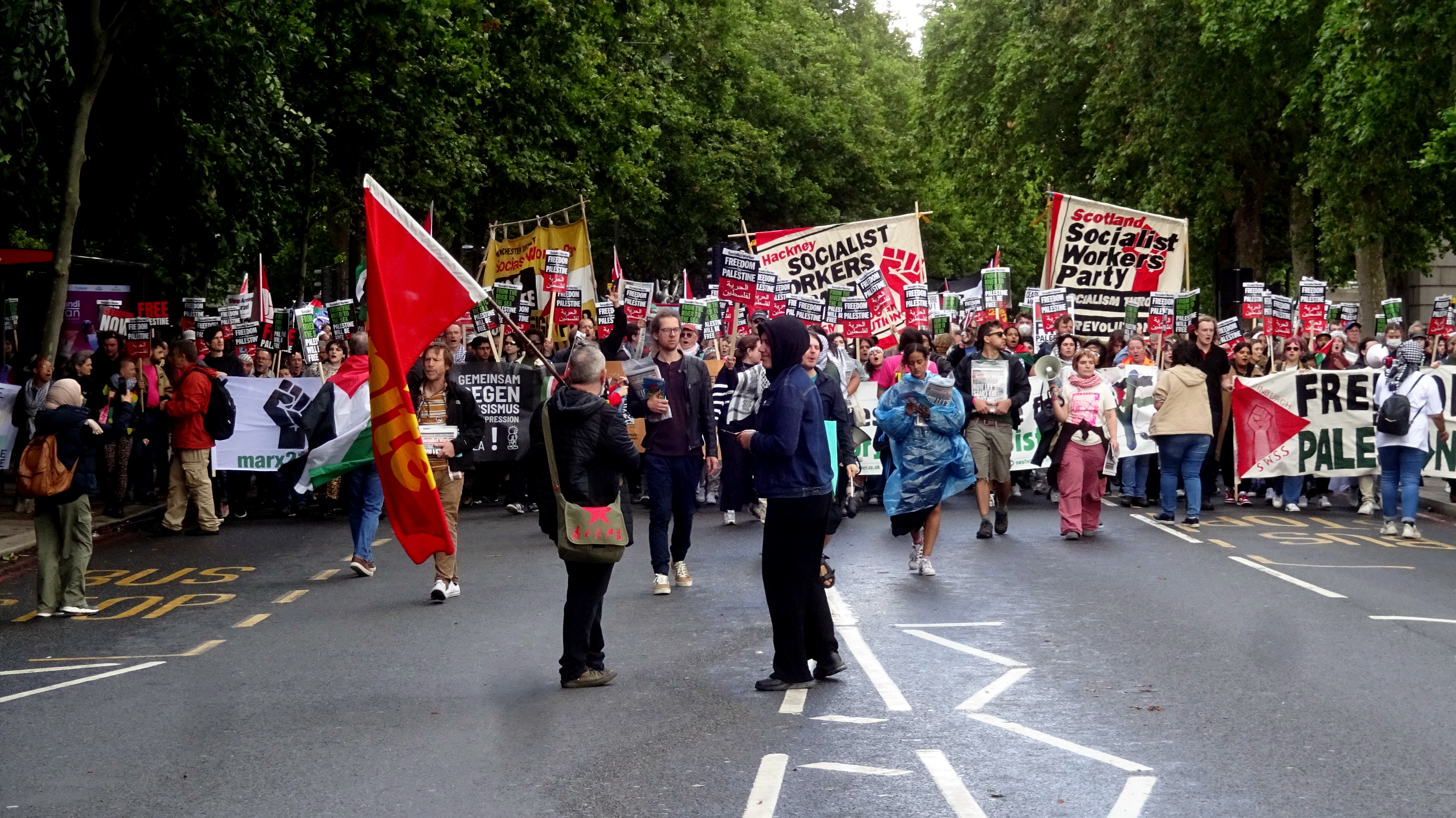 Dozens arrested in UK as protests continue over pro-Palestine group&#8217;s terrorist classification