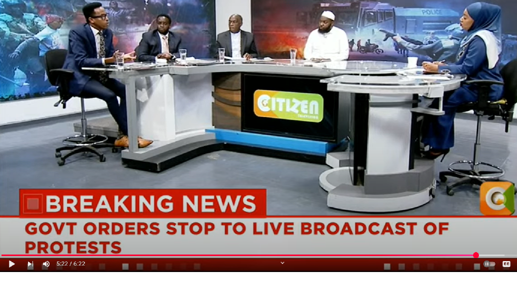 Kenya dispatch: protesters stopped from reaching Parliament and live broadcasts barred, but the struggle to fix the nation continues
